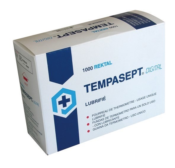 Couvre-thermomètres Tempasept, lubrifiés ou non-lubrifiés, x 1000