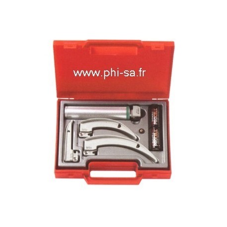 Jeu laryngoscope HEINE PREM.SEC. avec mallette -